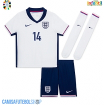 Camisa de time de futebol Inglaterra Ezri Konsa #14 Replicas 1º Equipamento Infantil Europeu 2024 Manga Curta (+ Calças curtas)
